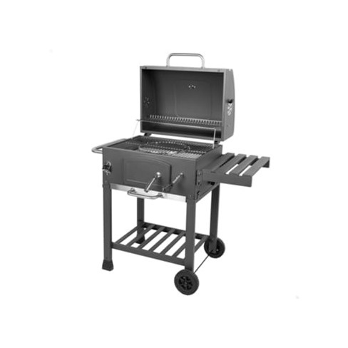 Barbecue AKTIVE Carvão Portátil C/Fumador e Rodas