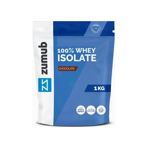 Whey Protein ZUMUB 100% Isolado (1kg - Chocolate)