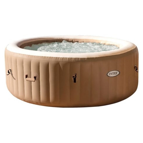 Spa Jacuzzi Insuflável INTEX Castanho (6 Pessoas - 1098L -165x71cm)