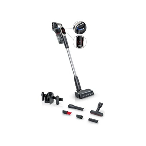 Aspirador Vertical BOSCH BCS931GAC Unlimeted 9 (Autonomia 60 min - 0.4 L - Inox)