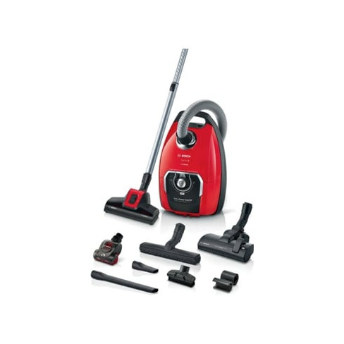 Aspirador com Saco BOSCH BGB8PET3A Proanimal (74 dB - Saco de Pó 5 L - Vermelho