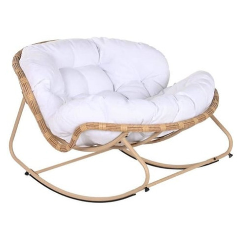 Cadeira ITEM Baloiço Ratan Sintético (Branco)