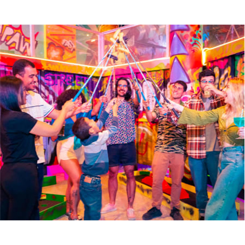 Mini Golfe Indoor | Minigolf Porto Bilhete de Adulto (+ 12 Anos) + Cocktail