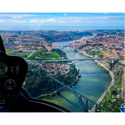 Voo Helicóptero no Porto | Rota Infante - 8 Minutos
