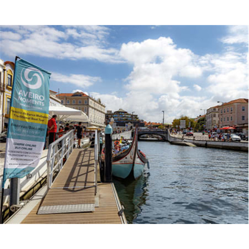 Passeio de Barco Moliceiro em Aveiro: Promoção Bilhete Sénior.