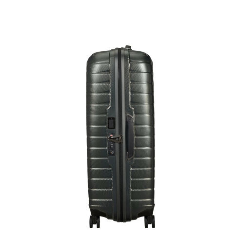 Mala de viagem grande Proxis 75cm 4 rodas verde mate