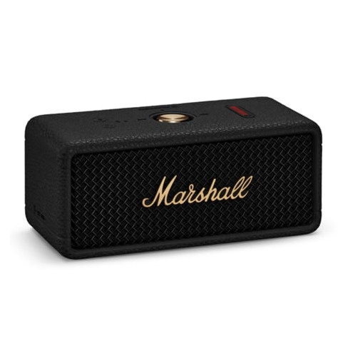 Coluna Bluetooth Marshall Emberton III Black'n Brass (Autonomia: 32 horas - Pre