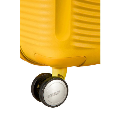 Mala de viagem média Soundbox 67cm 4 rodas expansível Amarelo
