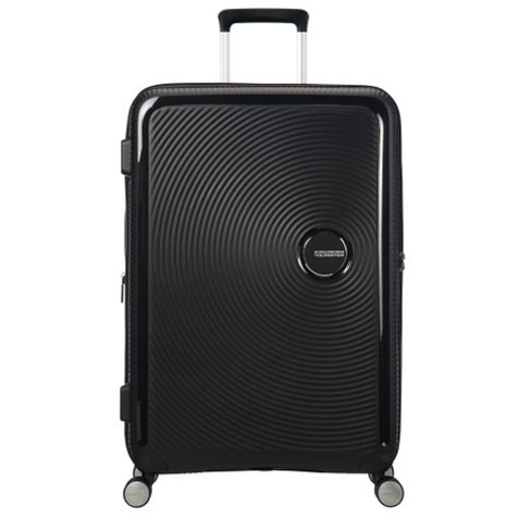 Mala de viagem grande Soundbox 77cm 4 rodas expansível Preto