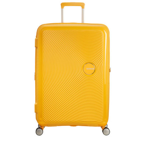 Mala de viagem grande Soundbox 77cm 4 rodas expansível Amarelo