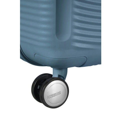 Mala de viagem grande Soundbox 77cm 4 rodas expansível Azul