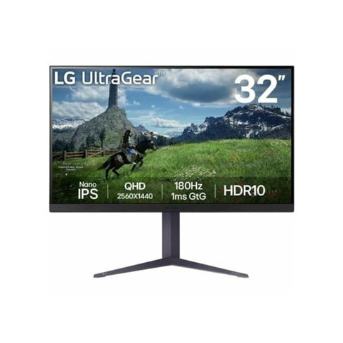 Monitor Gaming LG 32GS85Q-B - (32'' - NANO IPS - QHD - 1 ms - 180 Hz)