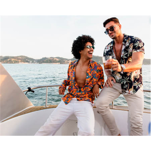 Passeio de Barco + Open Bar e Snacks | Ondas d'Ângelo Passeio de Barco + Bar A