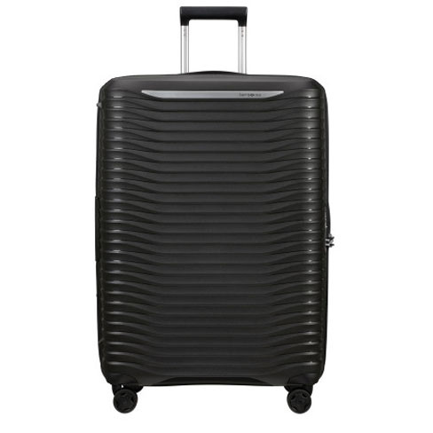Mala de Viagem Grande Upscape 75cm 4 Rodas Expansível 104L Preto