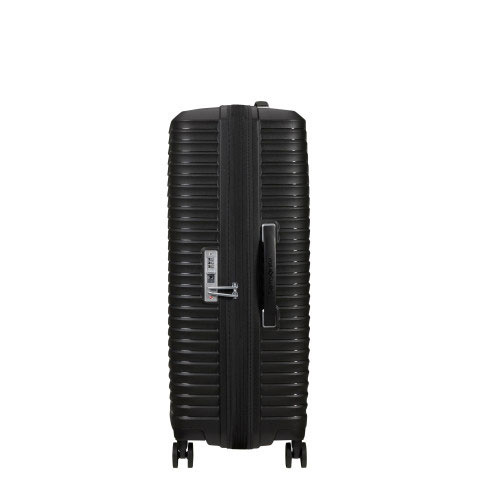 Mala de Viagem Grande Upscape 75cm 4 Rodas Expansível 104L Preto