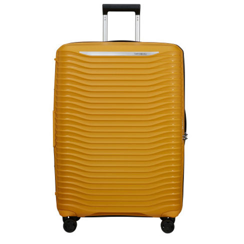 Mala de Viagem Grande Upscape 75cm 4 Rodas Expansível 104L Amarelo