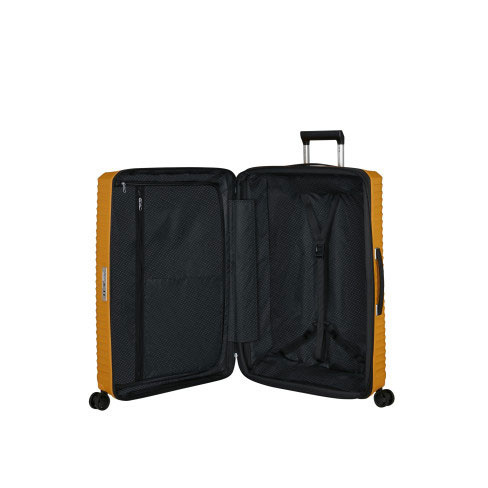 Mala de Viagem Grande Upscape 75cm 4 Rodas Expansível 104L Amarelo