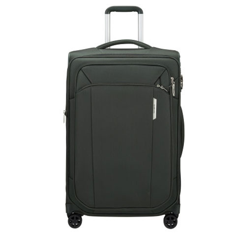 Mala de viagem média Respark 67cm 4 rodas expansível 82L Verde