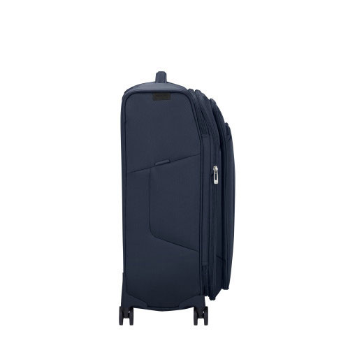 Mala de viagem média Respark 67cm 4 rodas expansível 82L Azul