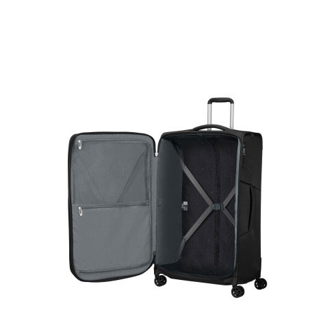 Mala de Viagem Grande Respark 79cm 4 Rodas 124L Preto