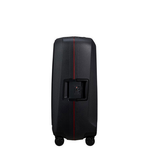 Mala de Viagem Média Essens 69cm 4 Rodas 88L Carvão/Vermelho