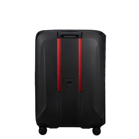 Mala de Viagem Grande Essens 75cm 4 Rodas 111L Carvão/Vermelho