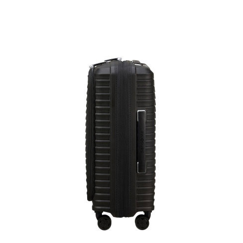 Mala de cabine Upscape 55cm Acesso Frontal 4 rodas Expansível 42L Preto