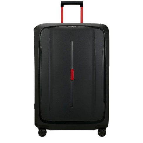 Mala de Viagem Extra grande Essens 81cm 4 Rodas 140L Preto/Vermelho
