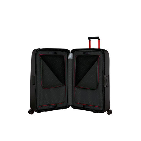 Mala de Viagem Extra grande Essens 81cm 4 Rodas 140L Preto/Vermelho