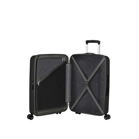 Mala de Viagem Média Rejoy 68cm Com 4 Rodas 66L Preto