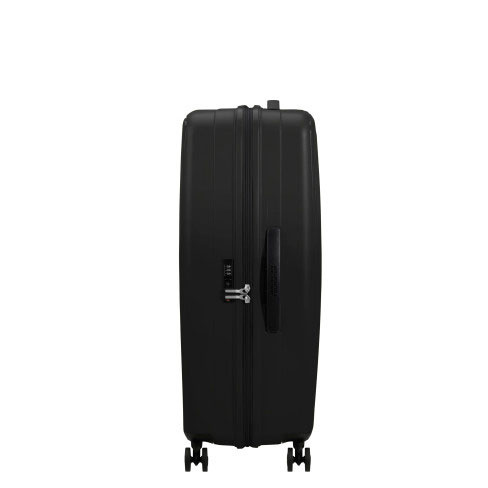 Mala de viagem grande Rejoy 77cm com 4 rodas 100L Preto