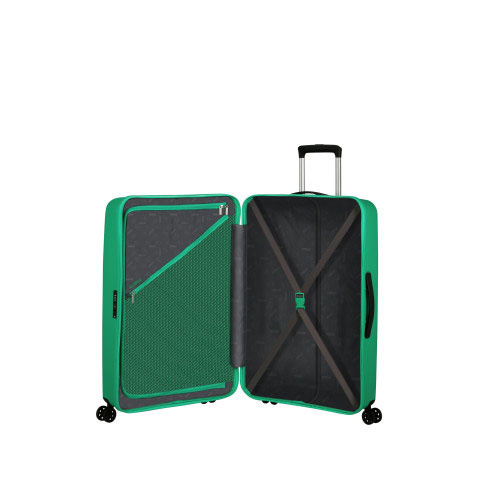 Mala de viagem grande Rejoy 77cm com 4 rodas 100L Verde