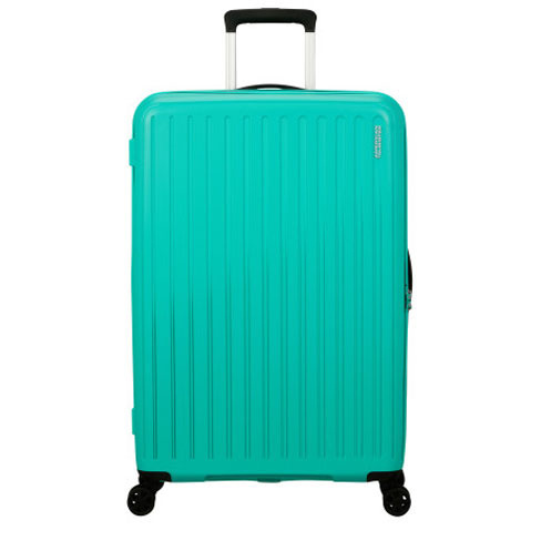 Mala de viagem grande Rejoy 77cm com 4 rodas 100L Azul-Aquático
