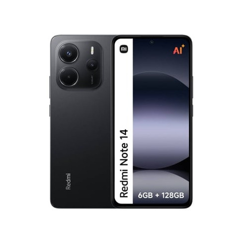 Smartphone XIAOMI Redmi Note 14 (6,67'' - 6 GB - 128 GB - Preto)