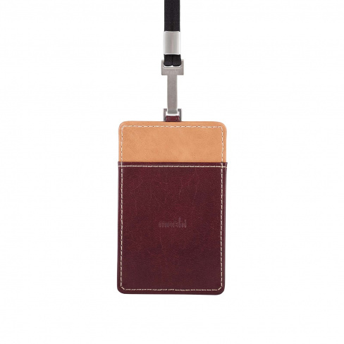Moshi - Badge Holder (burgundy red)