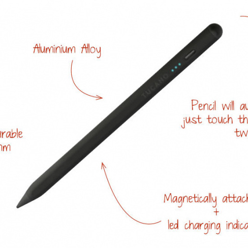 Tucano - Caneta Active Stylus Universal (black)