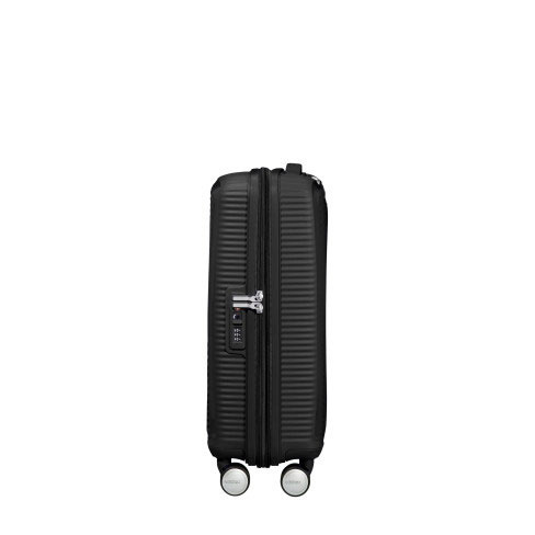 Mala de Cabine Soundbox 55cm Expansível 4 Rodas Preto