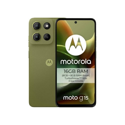 Smartphone MOTOROLA Moto G15 (6.7'' - 8 GB - 256 GB - Verde)