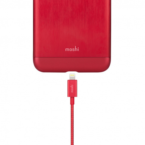 Moshi - Integra Lightning-USB cable (crimson red)