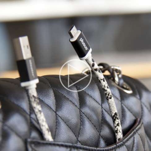 PlusUs - LifeStar Lightning-USB (1m - snake bite)