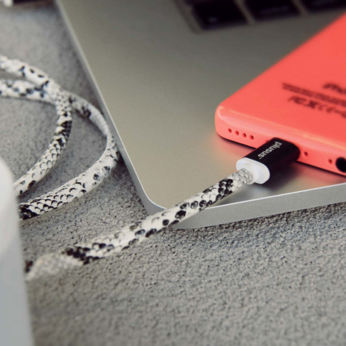 PlusUs - LifeStar Lightning-USB (1m - snake bite)