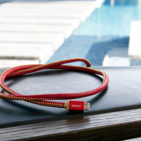 PlusUs - LifeStar Lightning-USB (1m - ruby sunset)