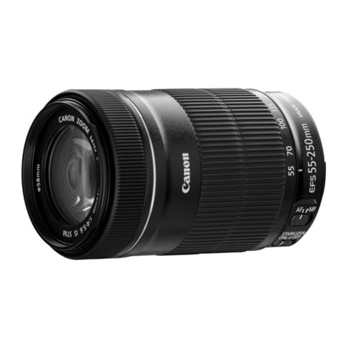 Objetiva CANON EF-S 55-250 mm f/4-5.6 IS STM (Encaixe: Canon EF - Abertura: f/4-