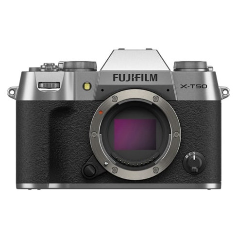 Máquina Fotográfica FUJIFILM X-T50II (Prateado - 40.2 MP - ISO 64-51200)