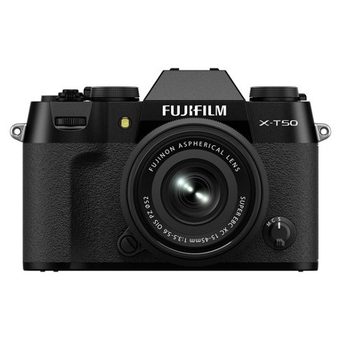 Máquina Fotográfica FUJIFILM X-T50II-XC15-45MM (Preto - 40.2 MP - ISO 64-51200