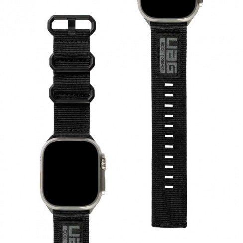UAG - Pulseira Apple Watch Nato Eco 45/44/42 (black)