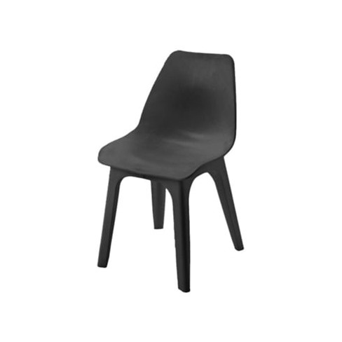 Conjunto de 2 Cadeiras Eolo Antracite IPAE PROGARDEN (45x49,5x81cm)