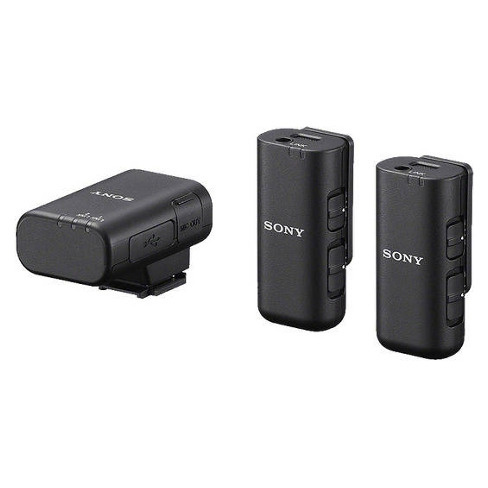 MICROFONE SEM FIOS SONY ECM-W3 PRETO