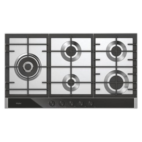 Placa de Gás HAIER HAHG9WL38WX/1 (Gás Natural - 90 cm - Inox)