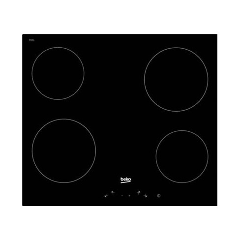 Placa Vitrocerâmica BEKO HIC 64400 E (Elétrica - 60CM - Preto)
